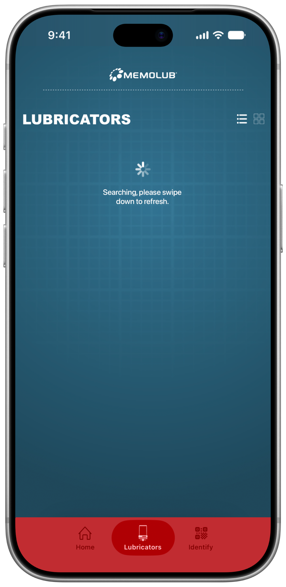 Memolub App Refresh List