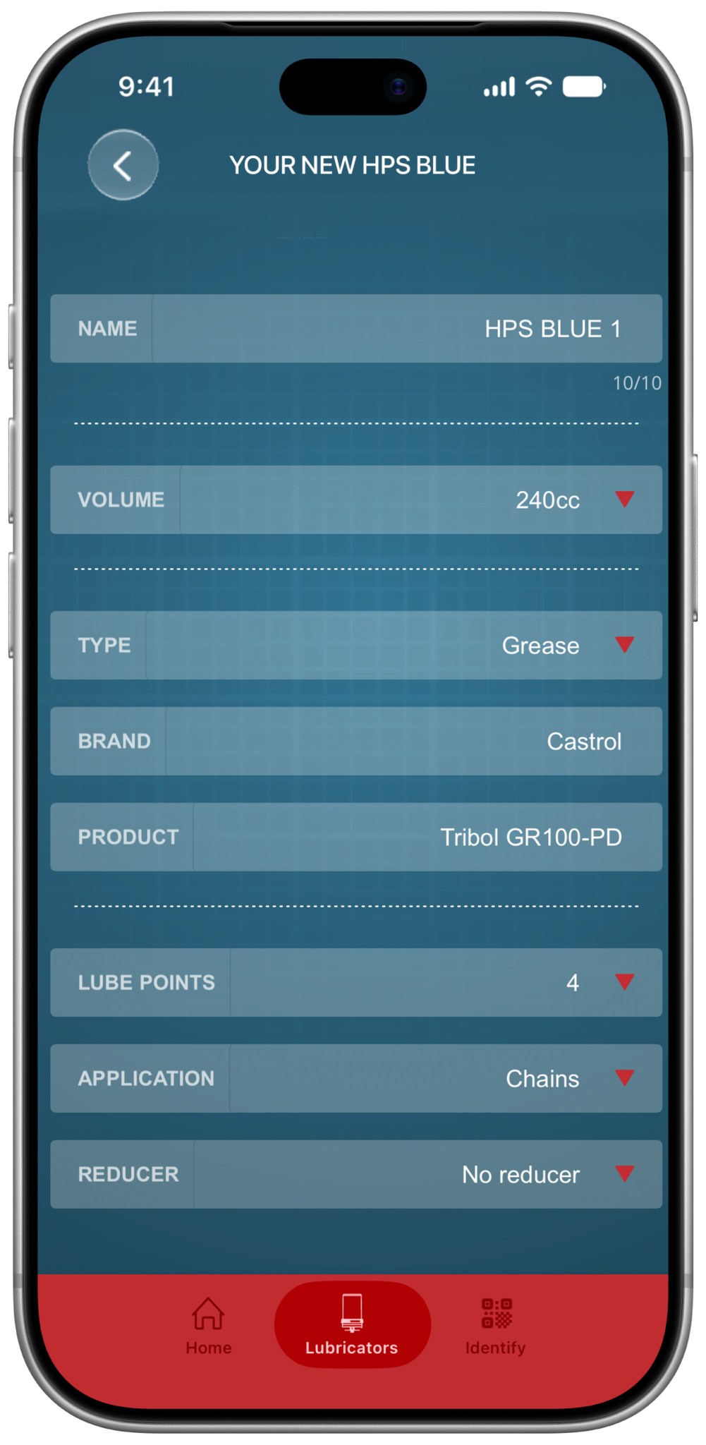 Memolub App Settings Frame Completed